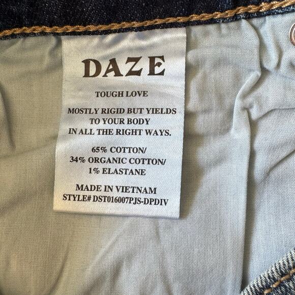 NWT Daze Denim Daily Driver High Rise Skinny Straight Jeans Streetwear Casual 28 - Picture 8 of 14